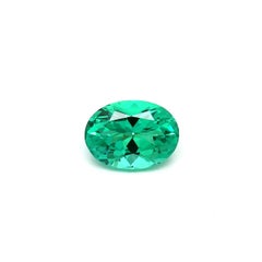 Russian Emerald Ring Gem 0.87 Carat Weight