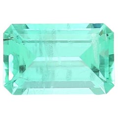 Russian Emerald Ring Gem 1.27 Carat Weight ICL Certified