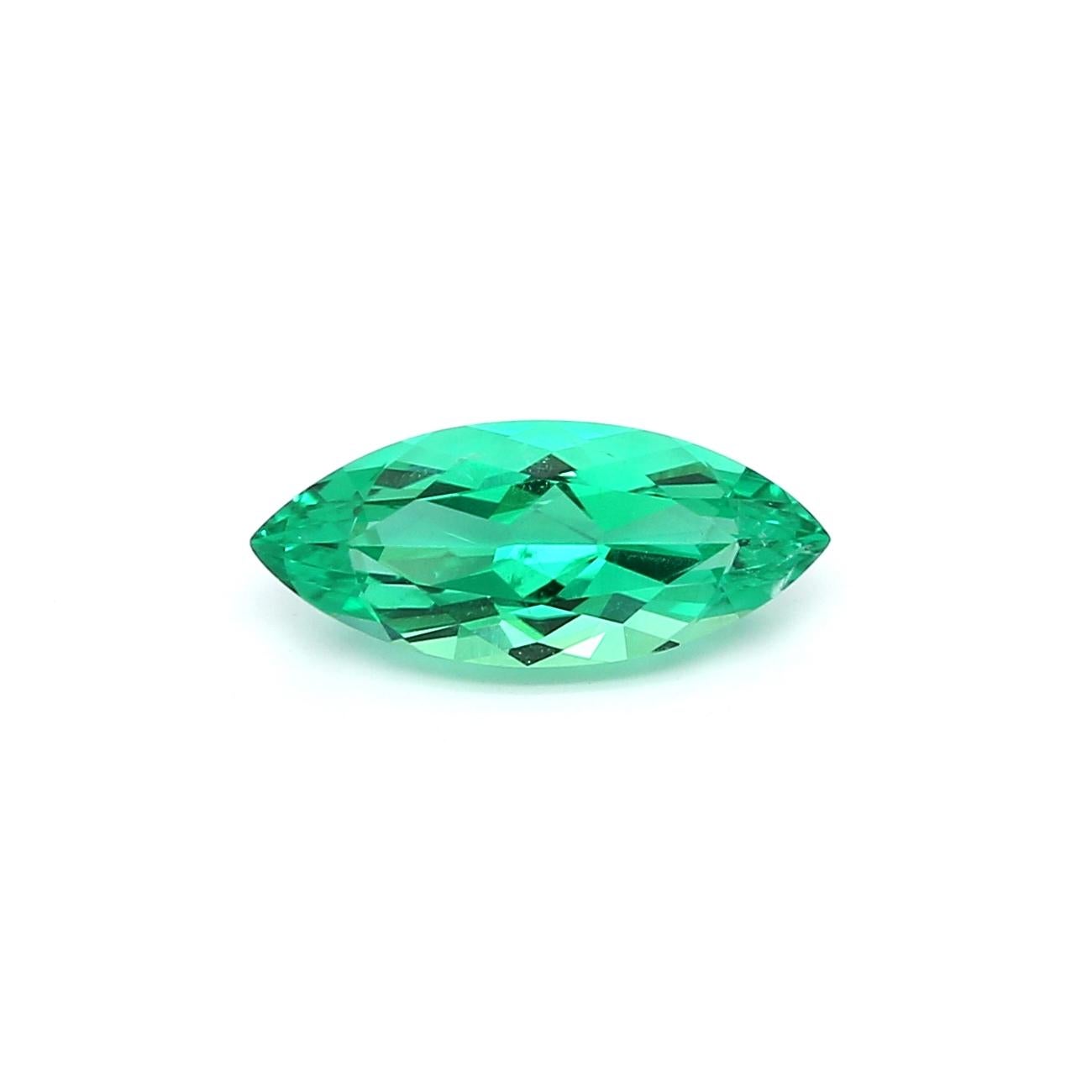 An amazing marquise-shape Russian Emerald which allows jewelers to create a unique piece of wearable art.
This exceptional quality gemstone would make a custom-made jewelry design. Perfect for Ring or Pendant.

Shape - Marquise
Weight -