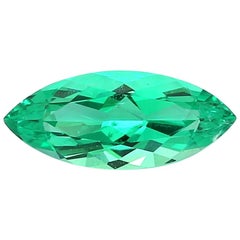 Russian Emerald Ring Gem 1.37 Carat Weight GRS Certified