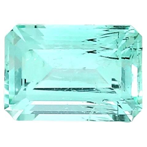 Russian Emerald Ring Gem 1.38 Carat Weight ICL Certified