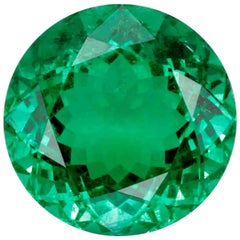 Russian Emerald Ring Gem 4.12 Carat Weight