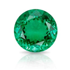 Russian Emerald Ring Gem 4.12 Carat Weight