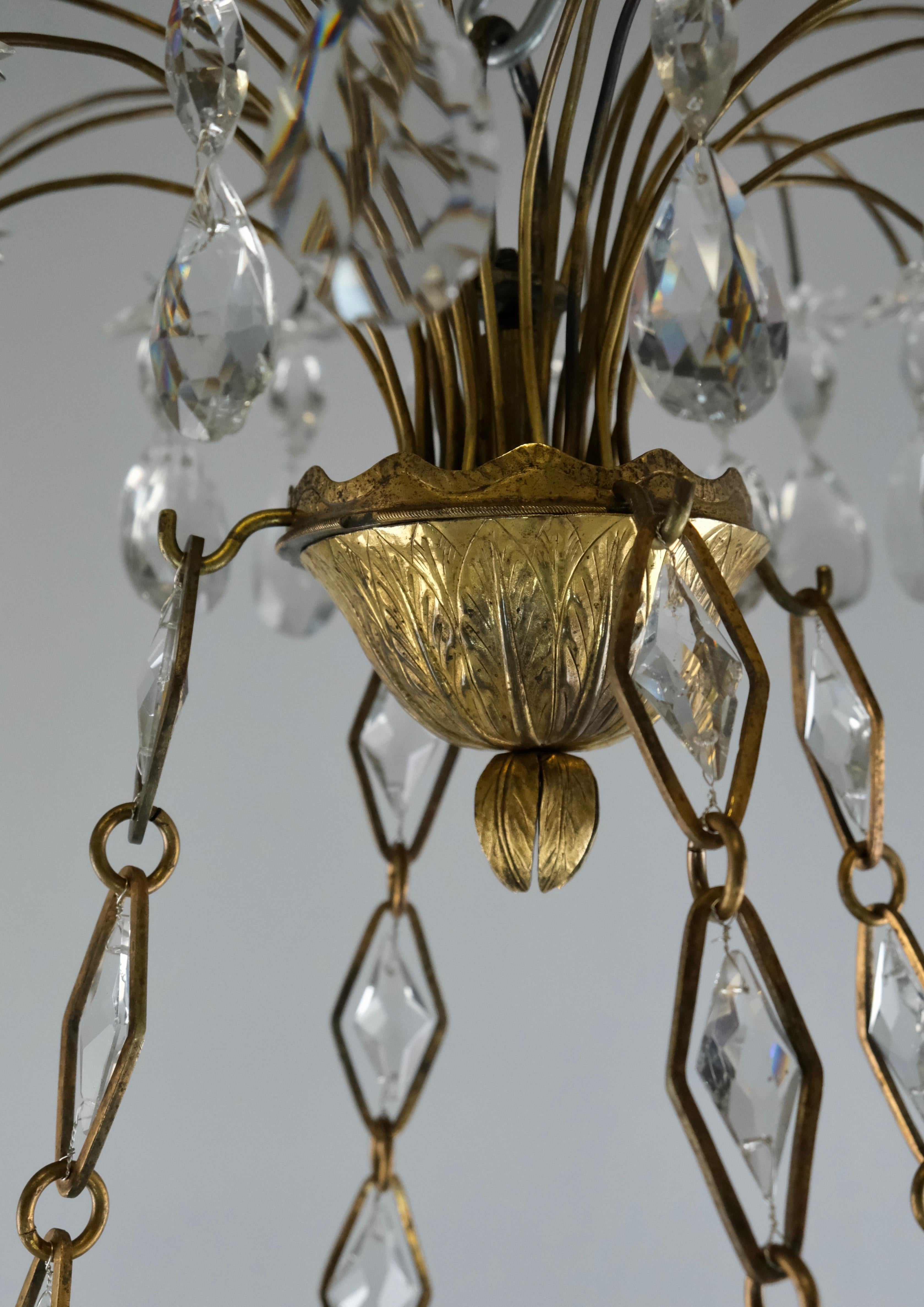 Russian Empire Chandelier, Early 19th C 4