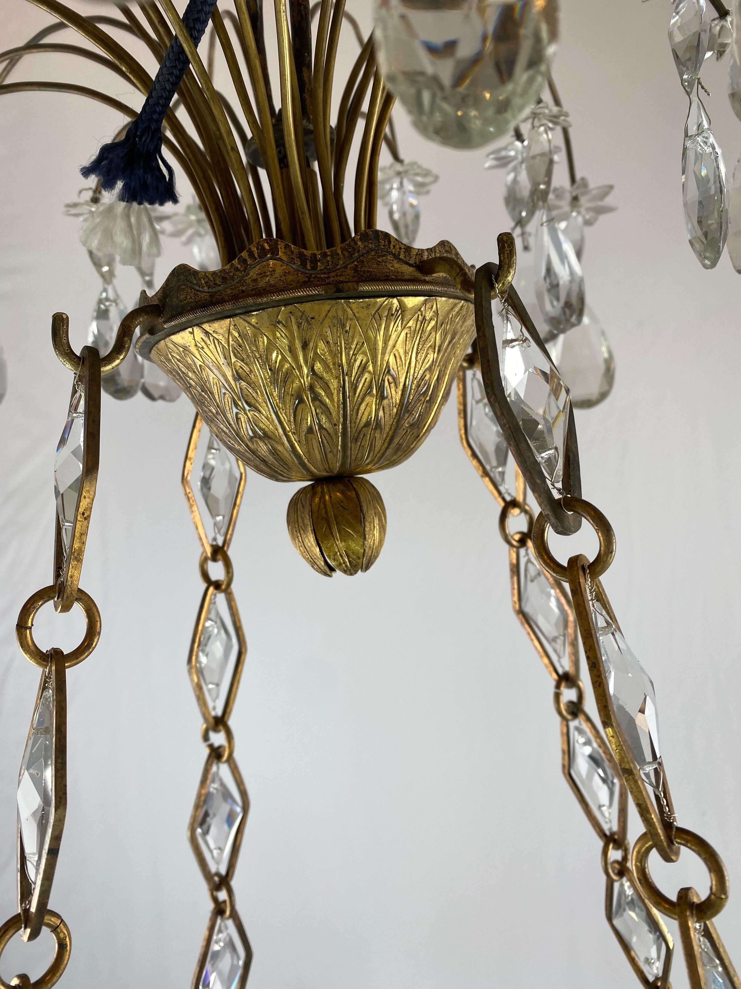 Russian Empire Chandelier, Early 19th C 1