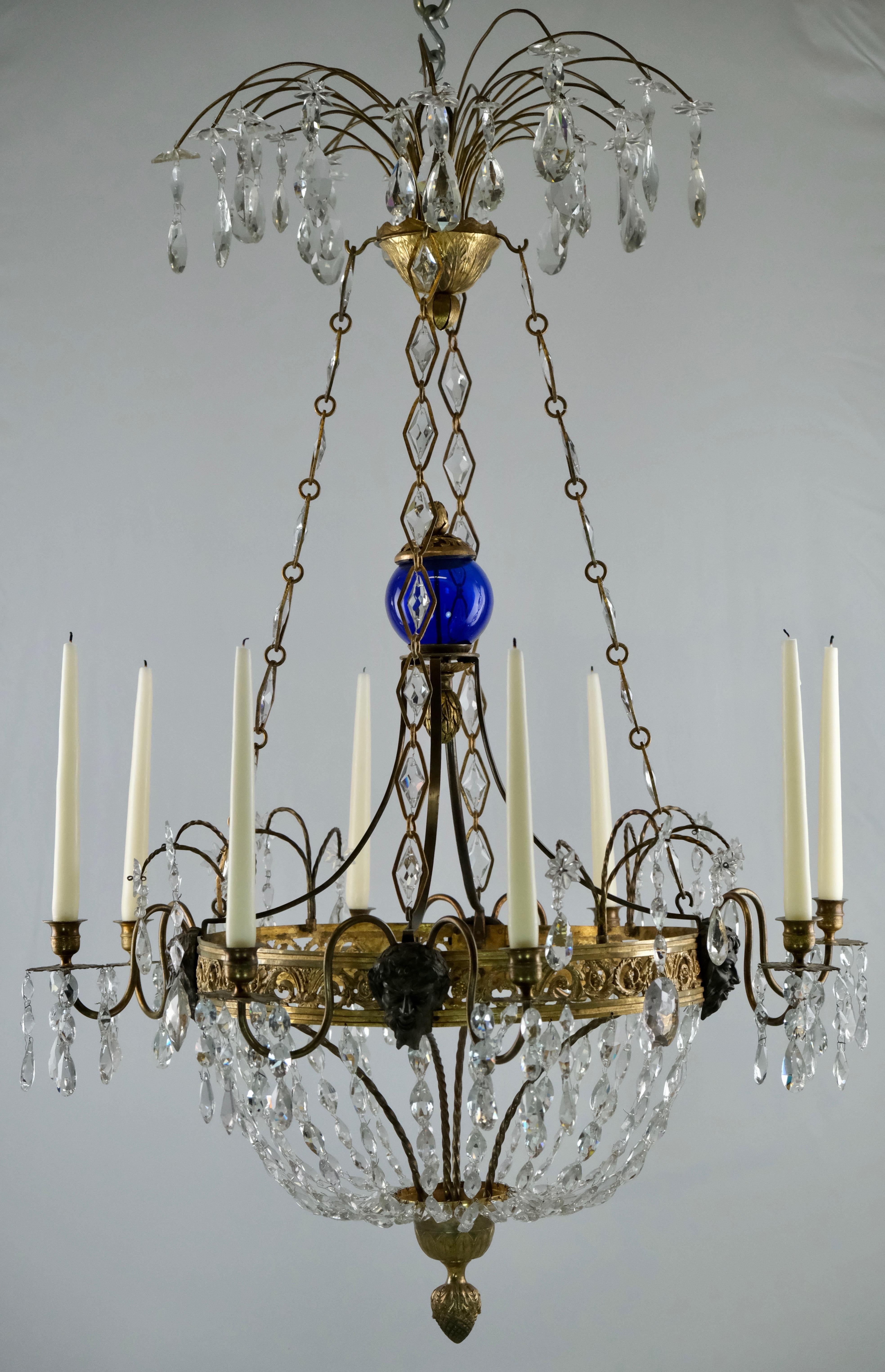 Russian Empire Chandelier, Early 19th C 2