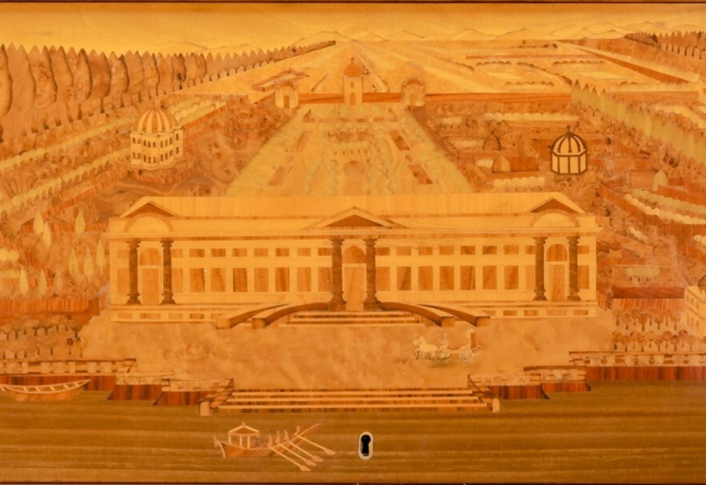 Russisches Kaiserreich Schreibtisch Schreibtisch nach antik Heinrich Gambs Bureau-Jardinière im Angebot 7