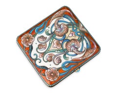 Russian Enamel Cigarette Case