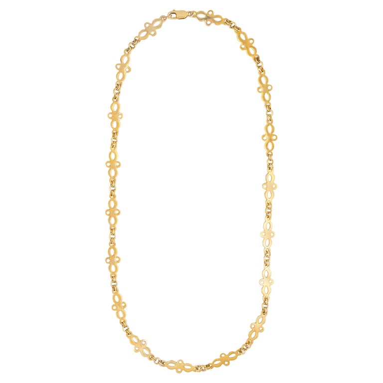 Russian Gilded Silver Figure-8 Link Chain by Marie Betteley For Sale at ...