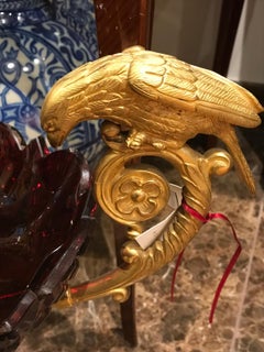 Russian Gilt-Bronze Mounted Red Cut Crystal Oval Centrepiece Bowl