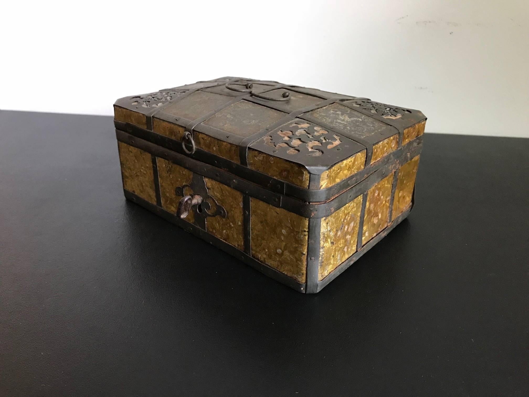 the metal bound box