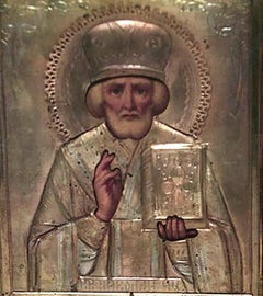 Russian Gilt Religious Icon