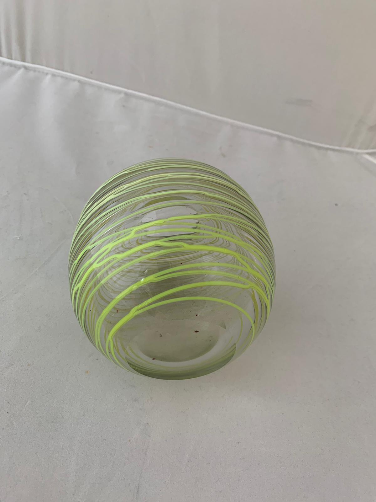 Russian Glass Vase, 1960s For Sale 1