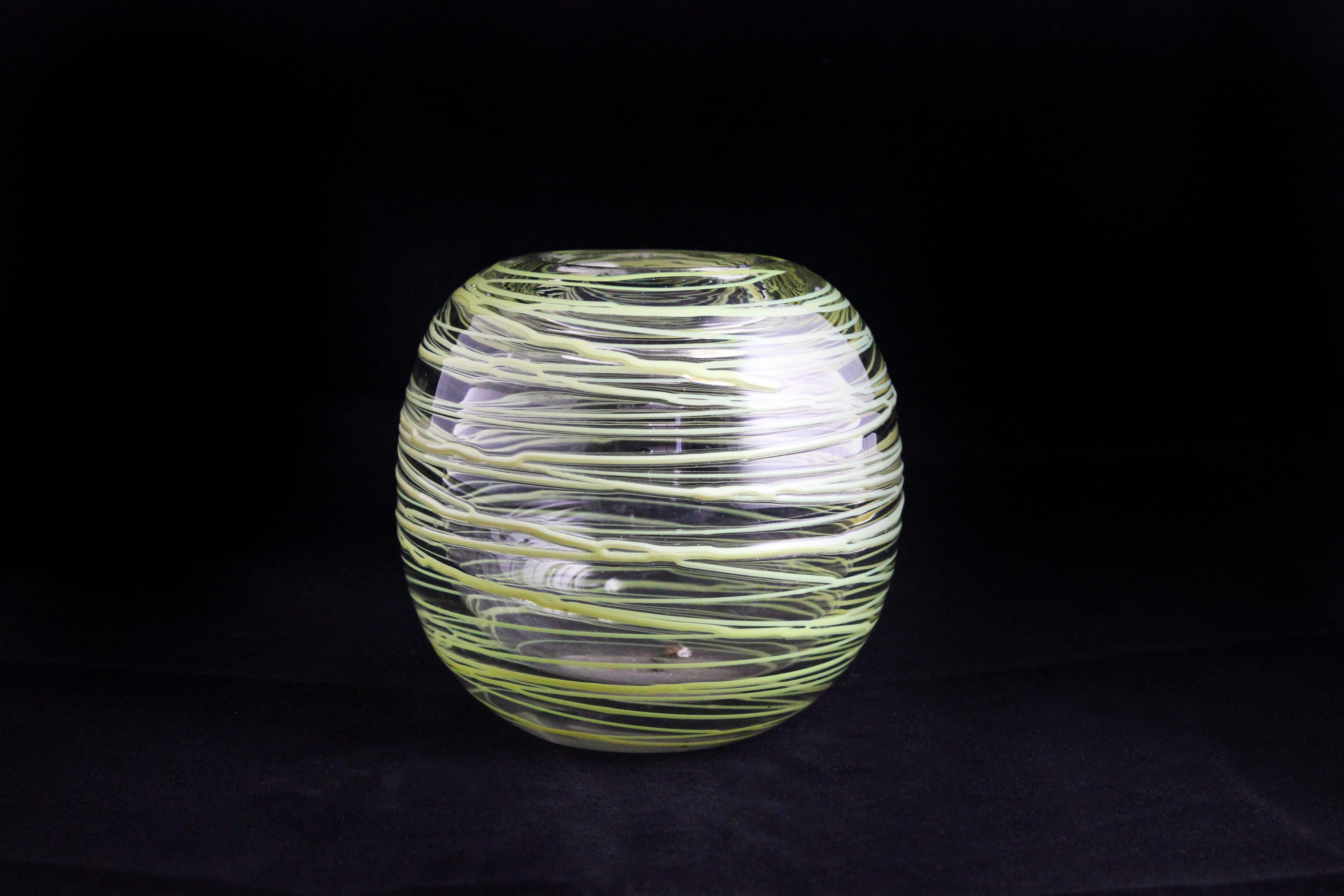 Russian Glass Vase, 1960s For Sale 3
