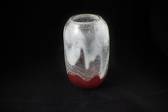Russian Glass Vase by Svetlana Beskinskaja, 1960s