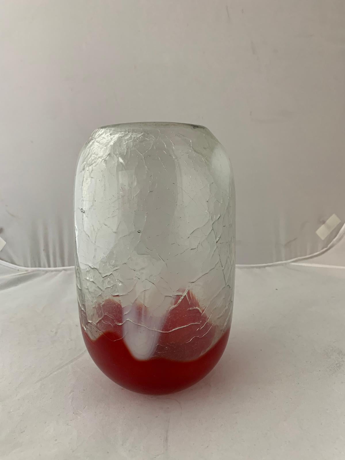 Russian Glass Vase by Svetlana Beskinskaja, 1960s For Sale 2