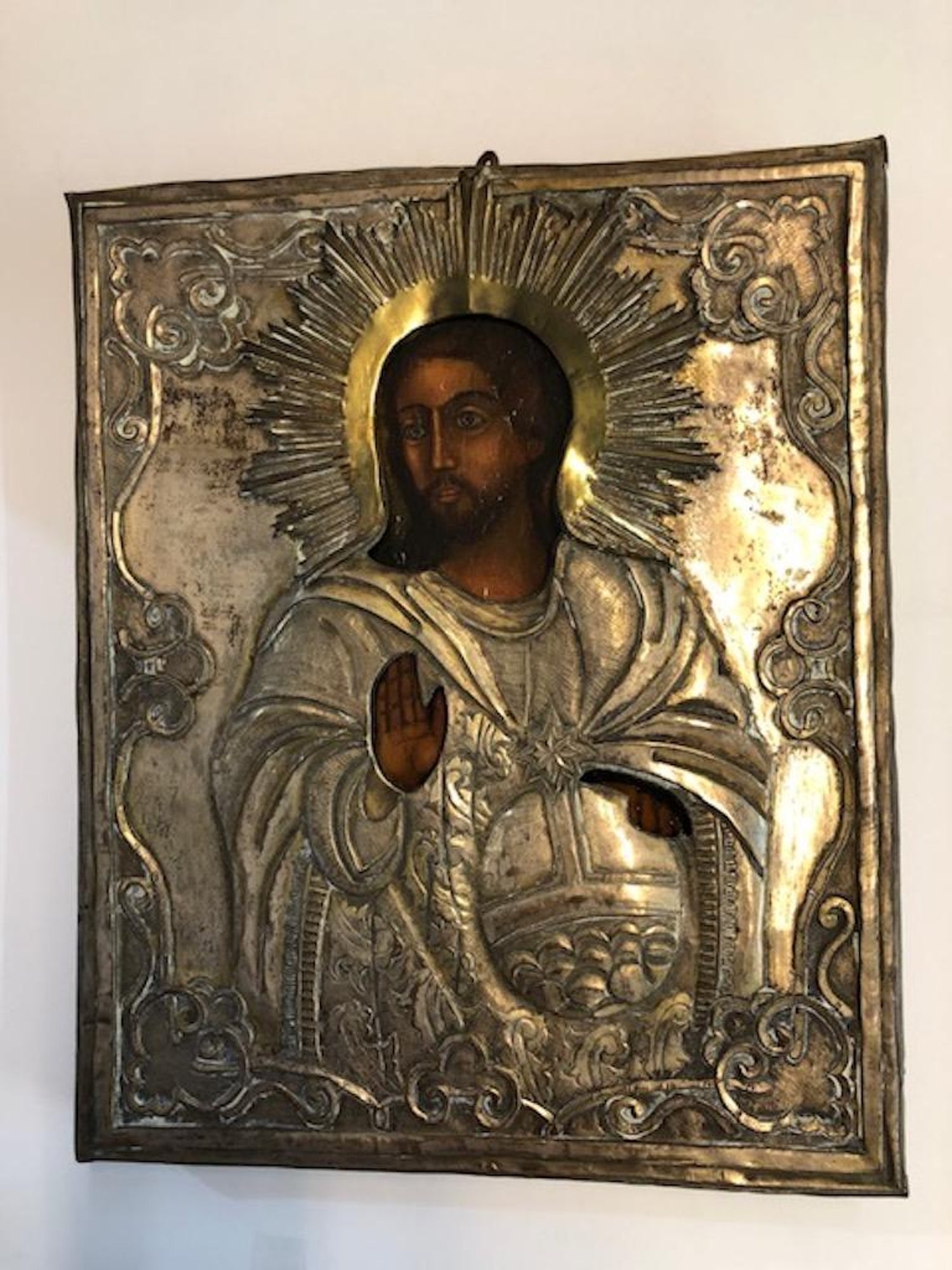 Russian Icon of Christ Pantocrator at 1stDibs | élisée maclet, russian  jesus painting
