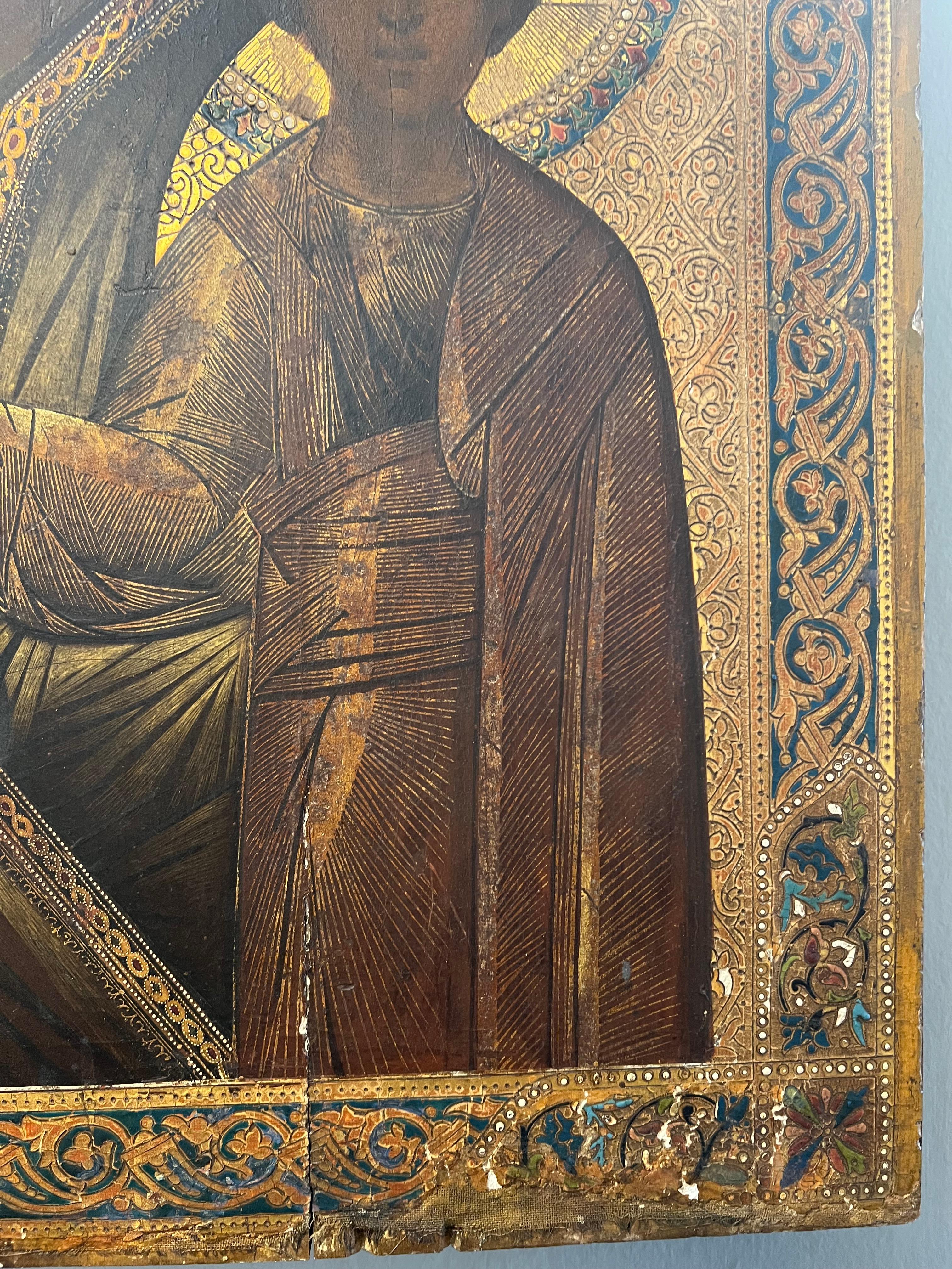 Russian Icon of Kazan Mother of God (Spätes 19. Jahrhundert) im Angebot
