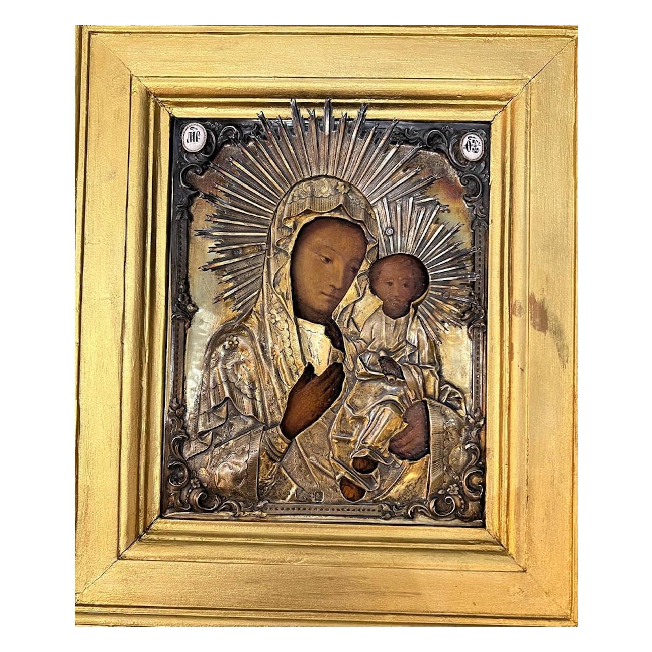 Russische Ikone der Gottesmutter von Pokrow