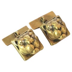 Russian Imperial Cufflinks with Diamonds, Workmaster Henrik Wigström