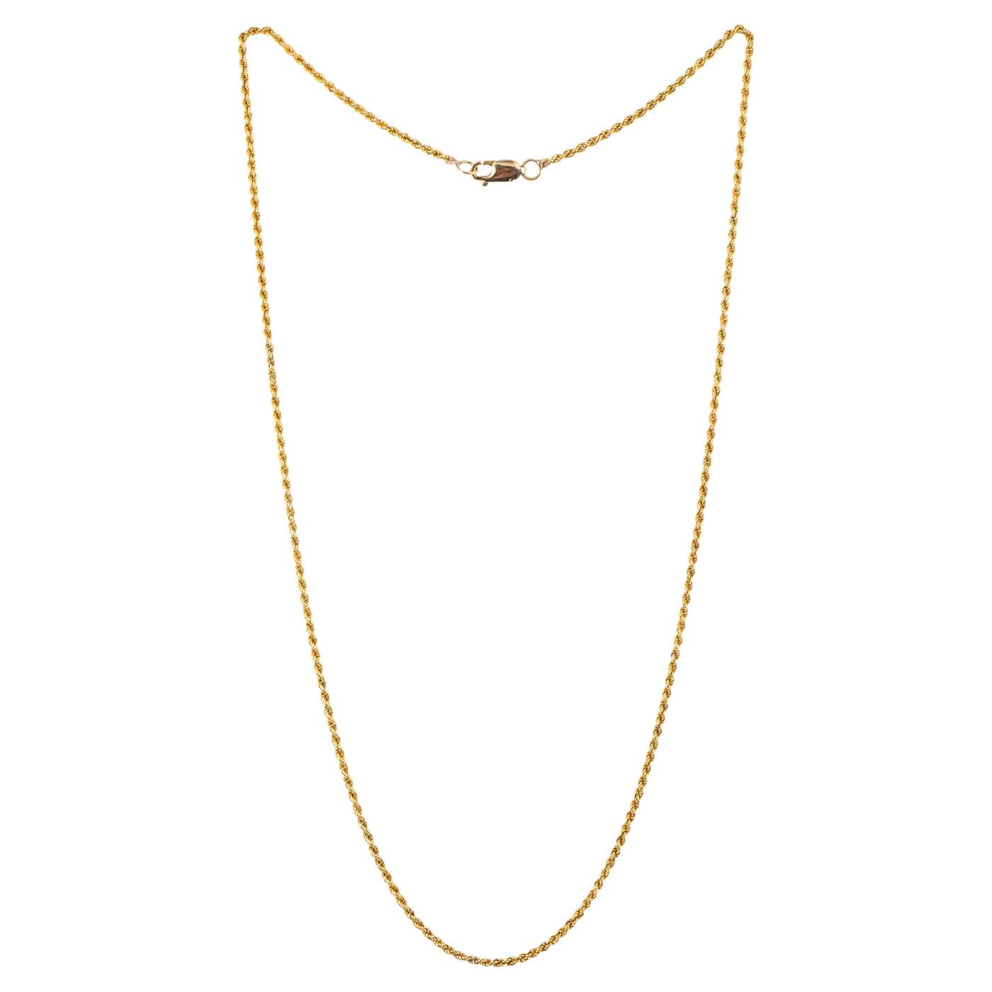 Russian Imperial-era Gold Rope Chain, circa 1900 For Sale at 1stDibs ...