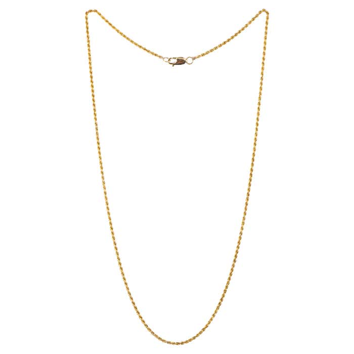 Russian Imperial-era Gold Rope Chain, circa 1900 For Sale at 1stDibs ...