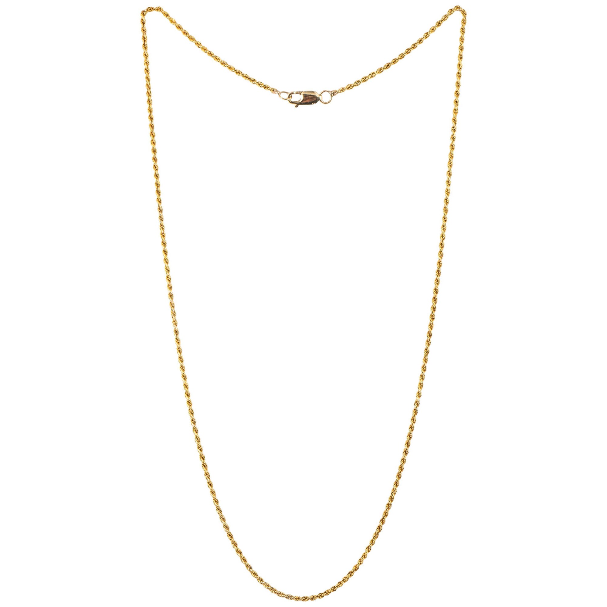 Russian Imperial-era Gold Rope Chain, Moscow circa 1900