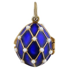 Russian Imperial Fabergé Medallion by Feodor Afanasiev