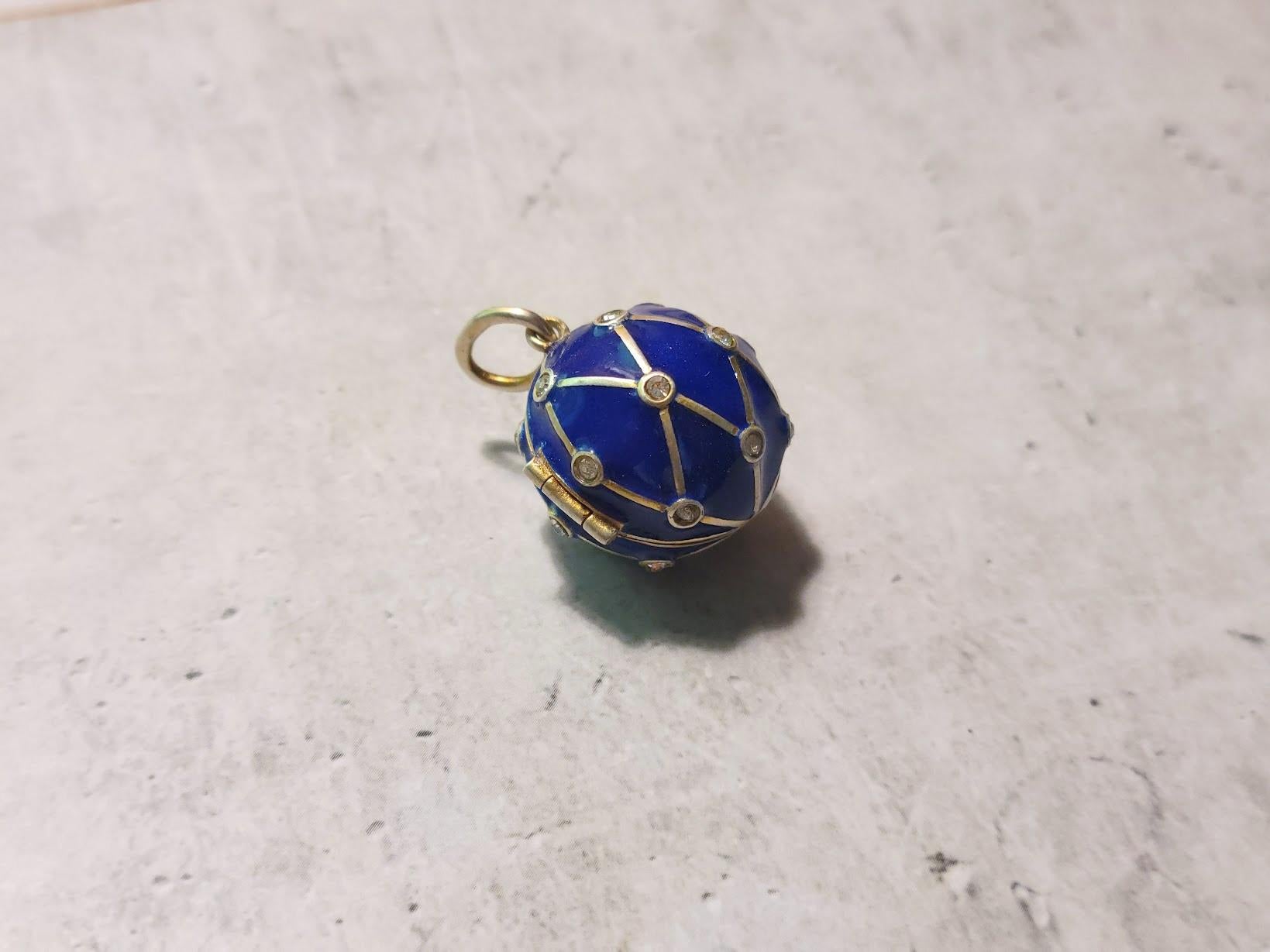 Medaglione imperiale russo Fabergé di Julius Rappoport In condizioni ottime in vendita a Chesterland, OH