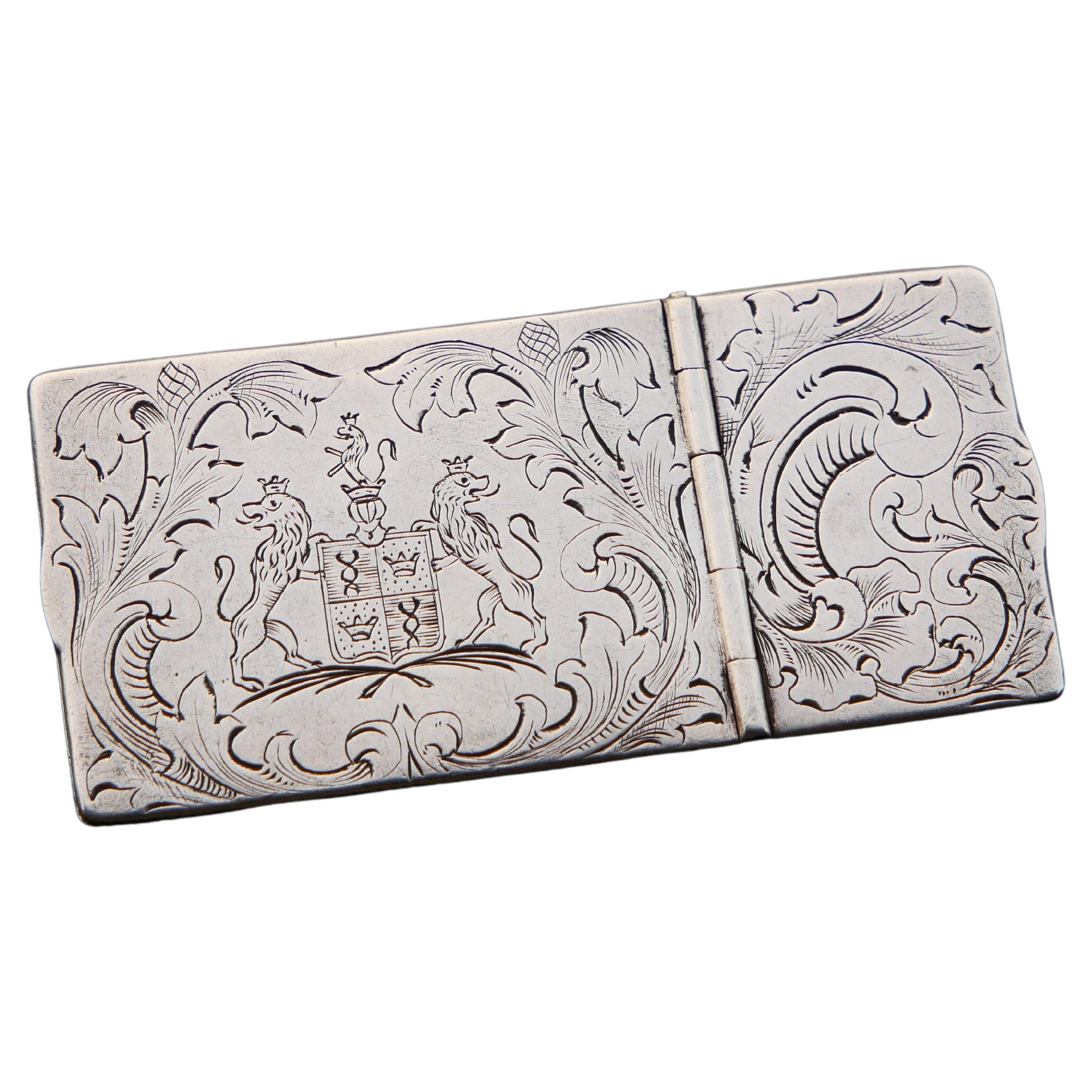 Russische kaiserliche Faberge Silber Pill Box Nussbaumstreuer massive 84 Silber / 30,5gr im Angebot