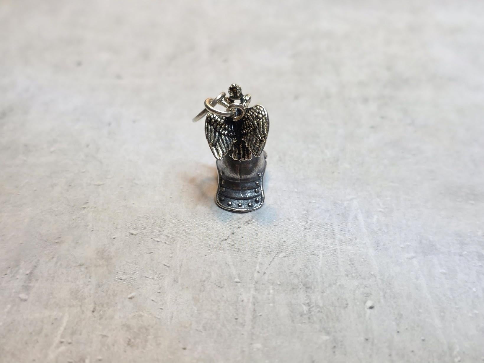 Russian Imperial Horse Guard Regiment Miniature Helmet Pendant In Excellent Condition For Sale In Chesterland, OH