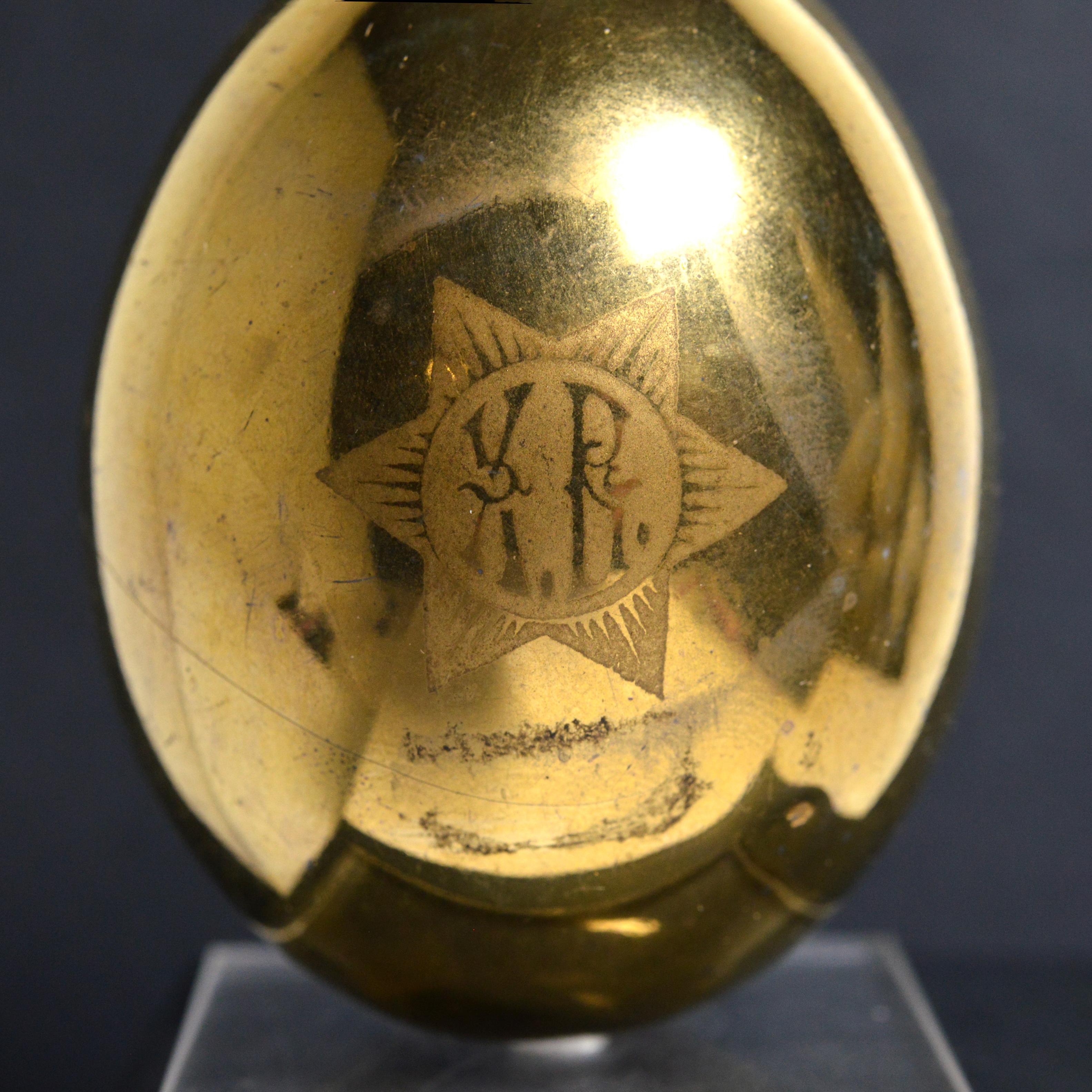 A rare and highly collectible Easter egg covered with exquisite miniature painting and gilding, created at the Imperial Porcelain Manufactory during the reign of Alexander II.  The resurrection of Jesus is well portrayed on the Easter Egg: Jesus