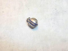 Russian Imperial Silver Egg Pendant, Workmaster Henrik Wigström