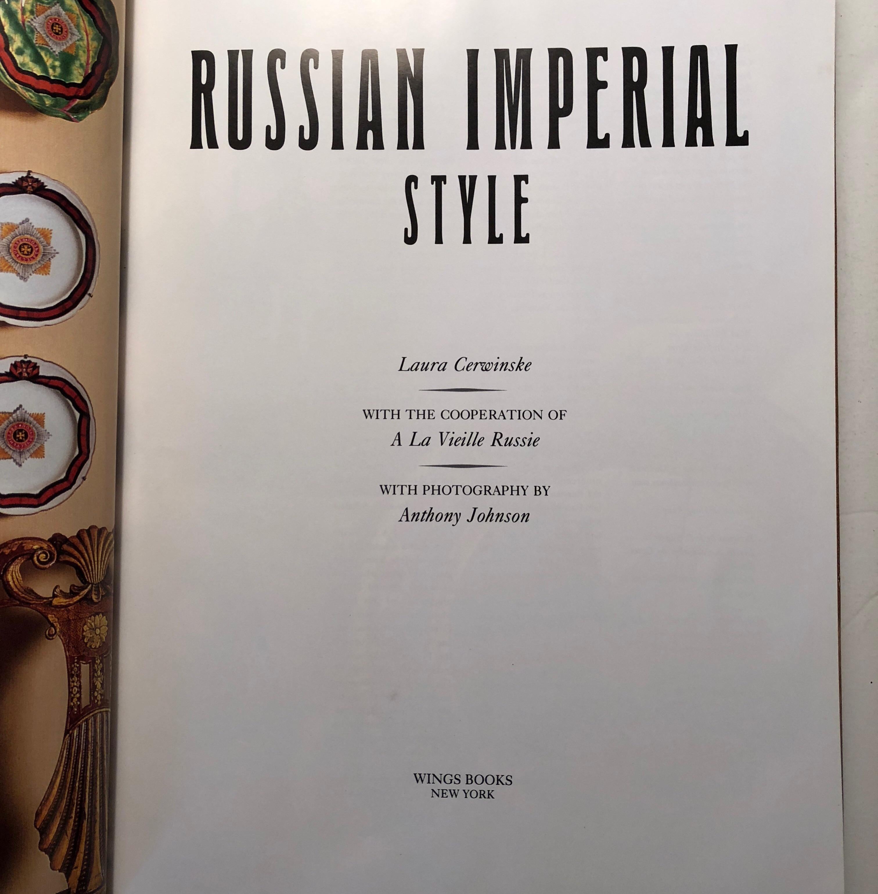 With over 100 gorgeous photographs this book originally published in 1990 displays the sumptuous lifestyle of the Russian Imperial family. The treasures created and collected by the aristocracy of the 18th and 19th centuries. Wonderful forward to