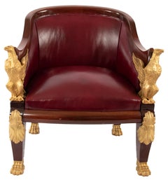 Russian Imperial Style Desk, Chair, and Mirror