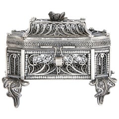 Russian Judaica Silver Besamim Spice Box