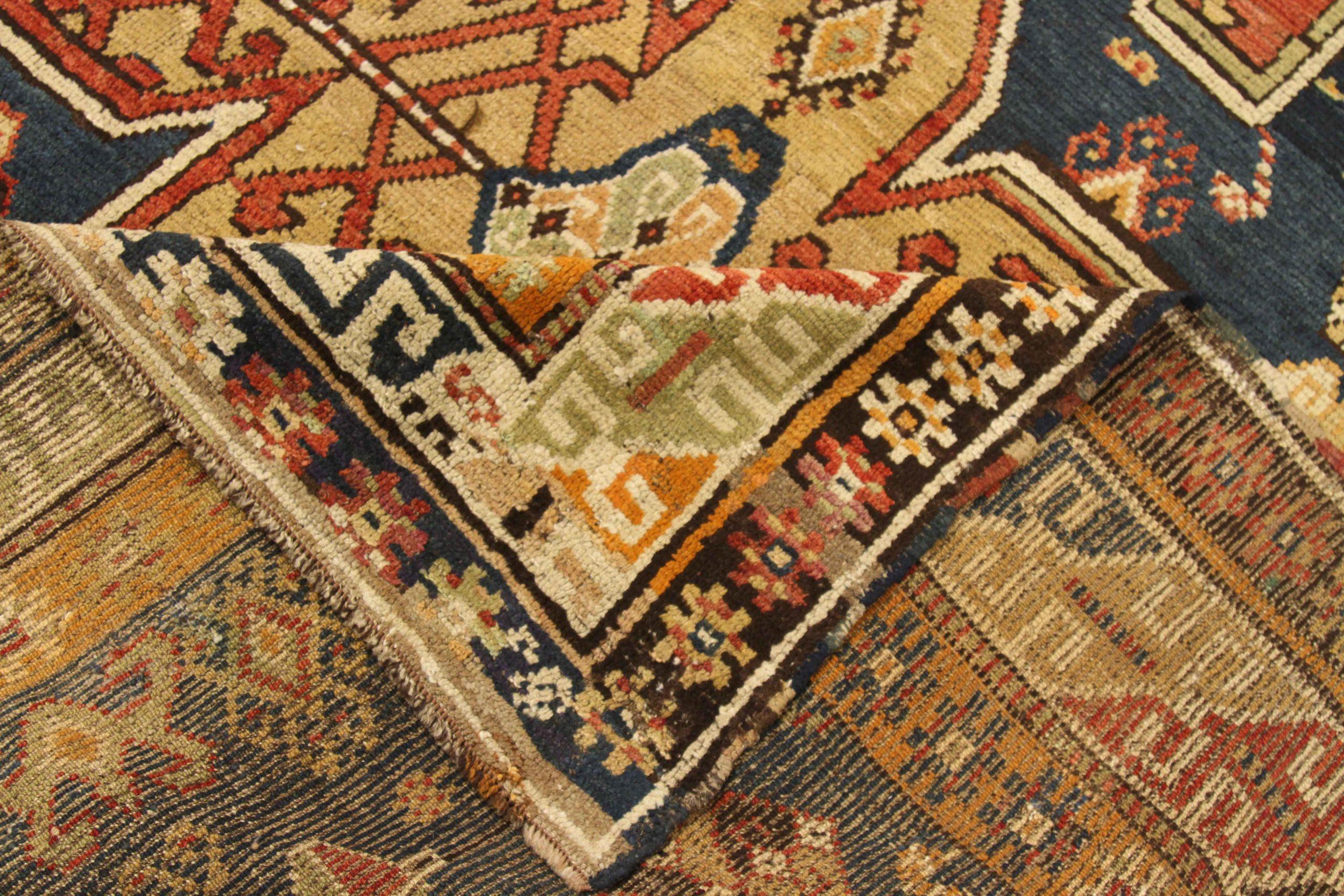 Russian Kazak Area Rugs - 10777 In Excellent Condition For Sale In Dallas, TX