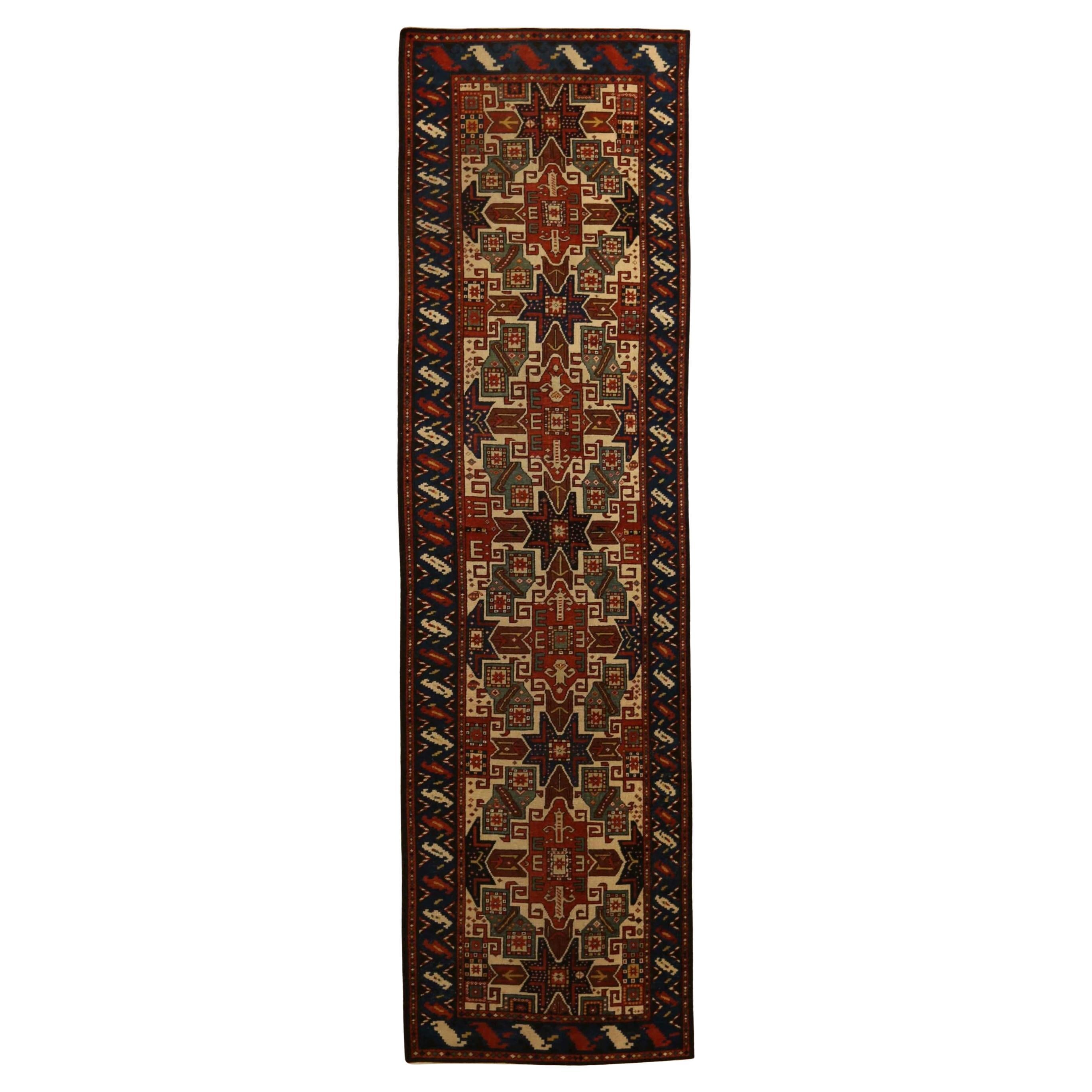 Russian Kazak Runner Rug - 68116