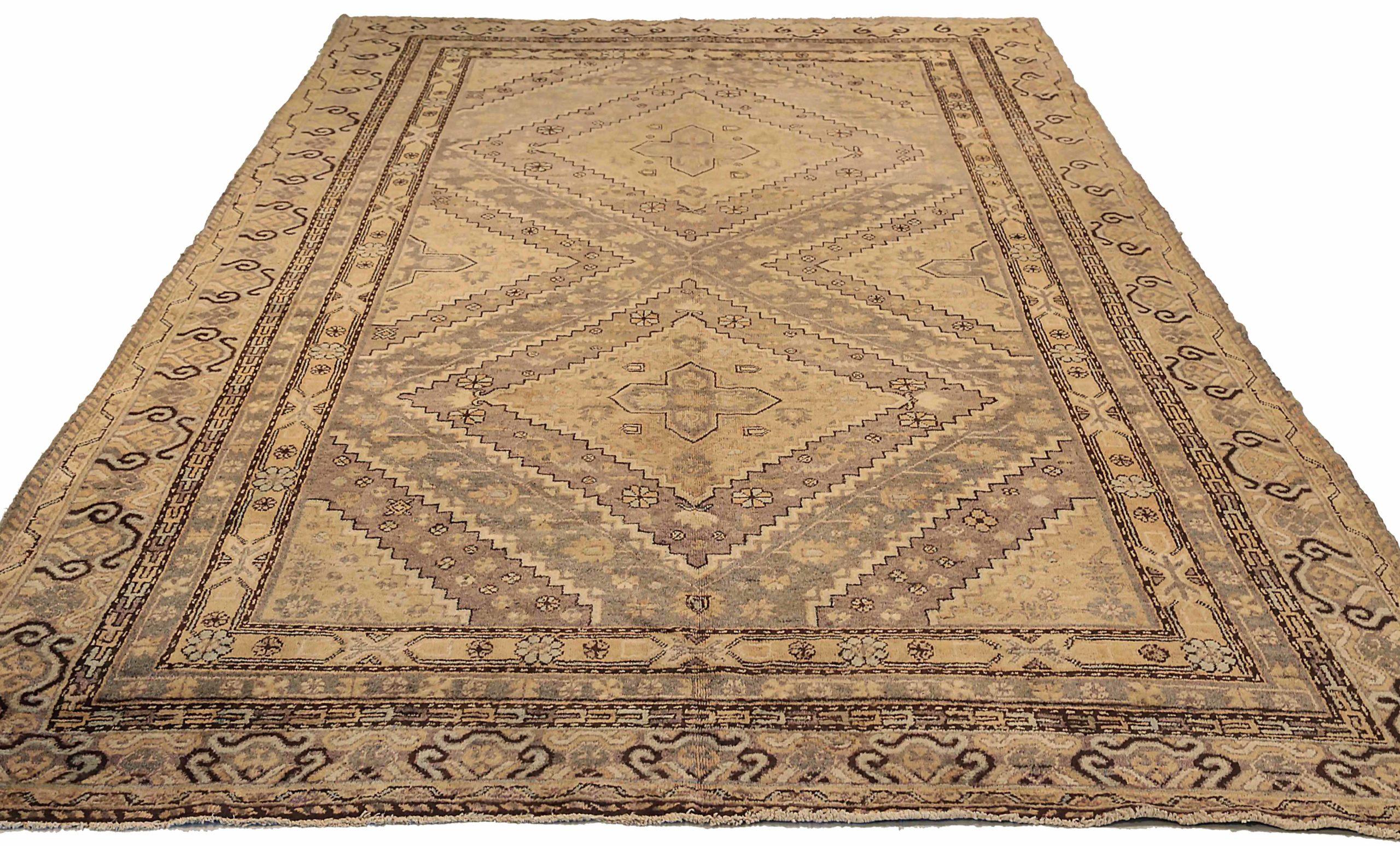 Discover the elegance of Russian Khotan featuring Area Rugs in Circa 1880. Designed with Wool and BrownIvoryTaupe, this exclusive design is perfect for enhancing your space.
