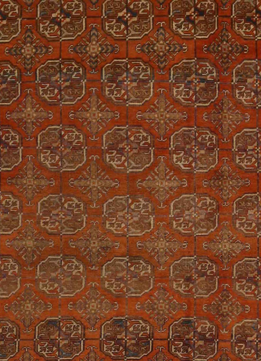 Alfombras rusas Khotan - Lana Rojo 10326 en Excelente estado para la venta en Dallas, TX