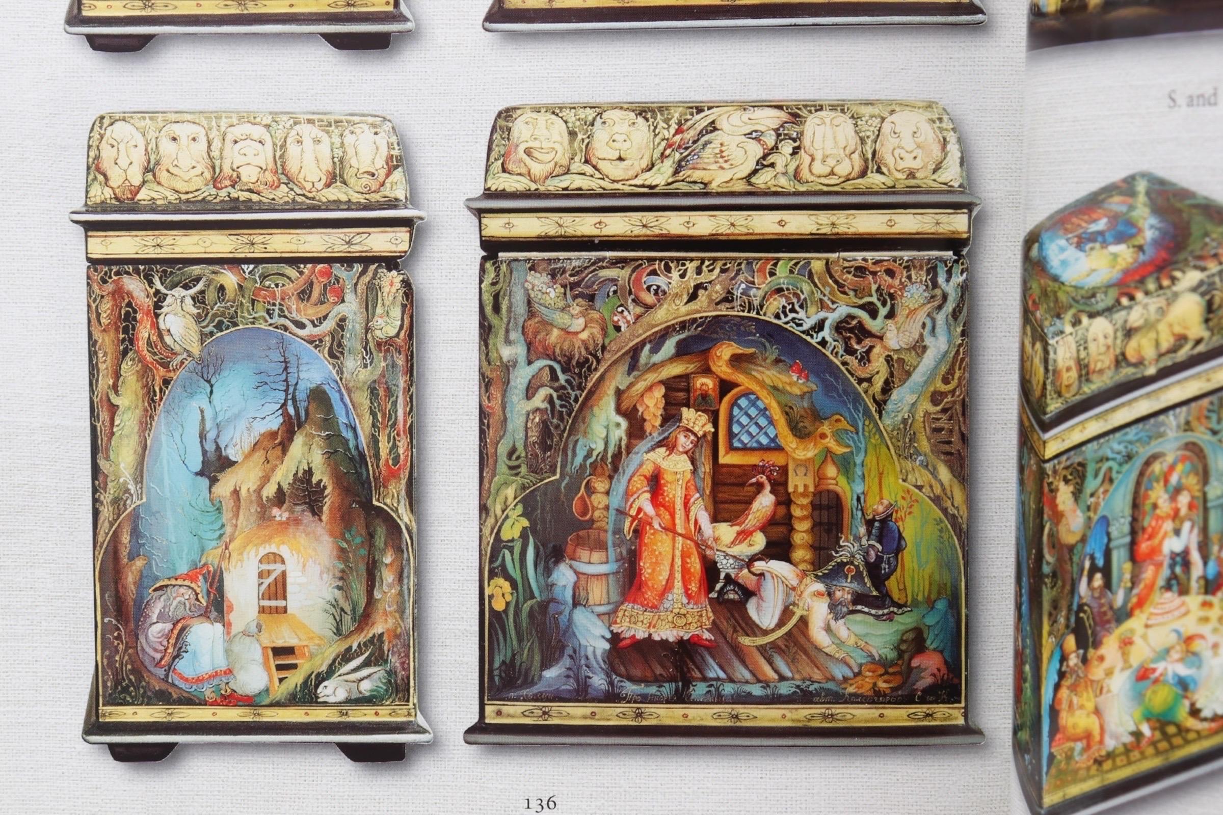 Miniatures en laque russe en vente 1