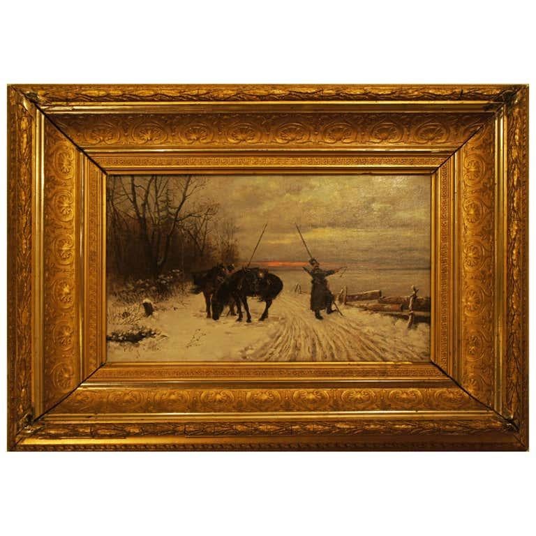 19th Century Russian Landscape For Sale