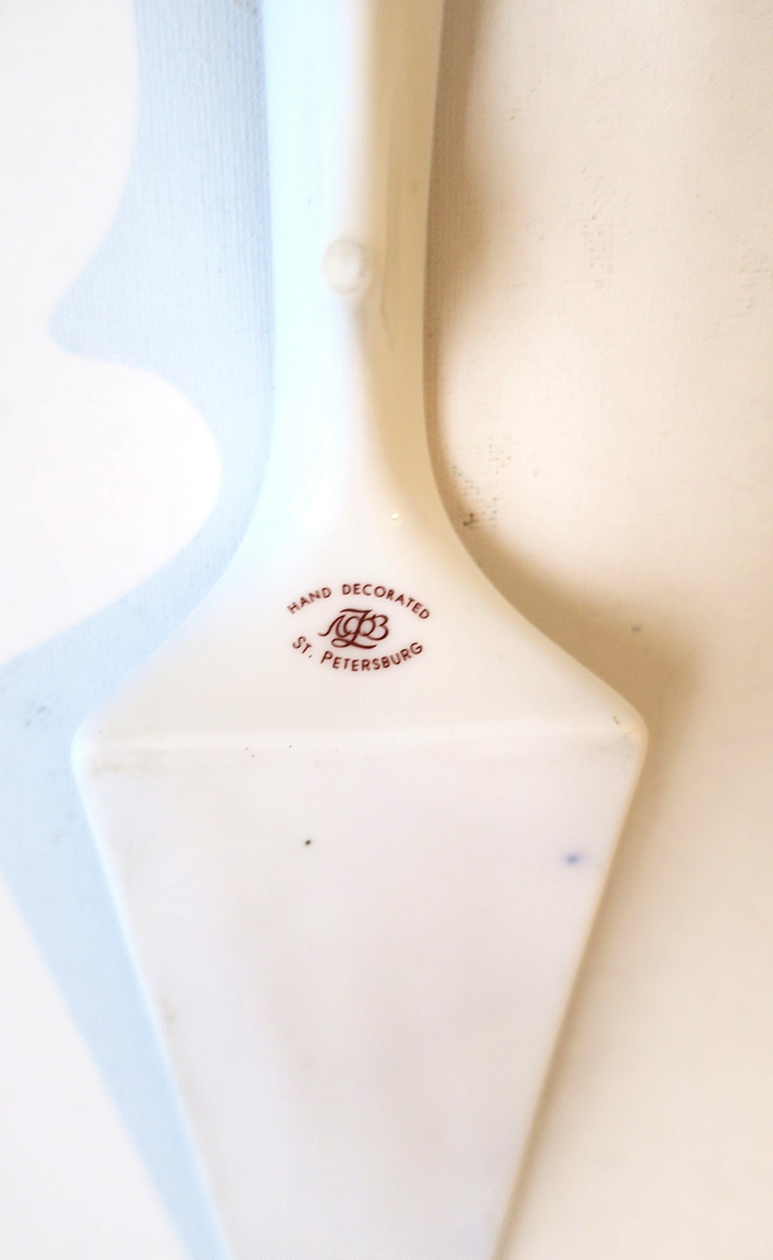 Servizio da torta o da dessert in porcellana russa Lomonosov Porcelain 6