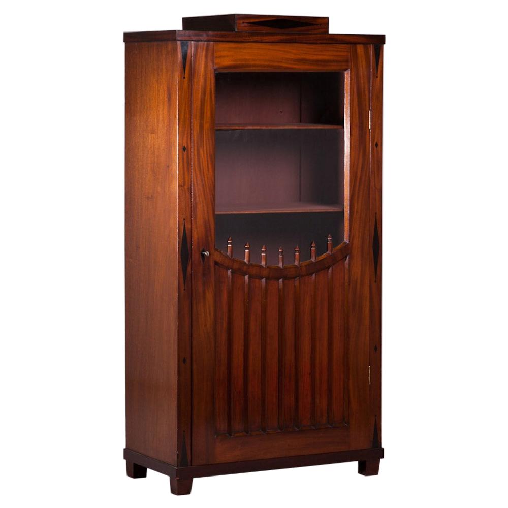 Russian Mahogany Bookcase with Glazed Door, 1820