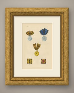 Russian Medals, Alexander I Medal and Service Bars, Plate LXX, 1844