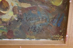 Russian Military Oil Painting