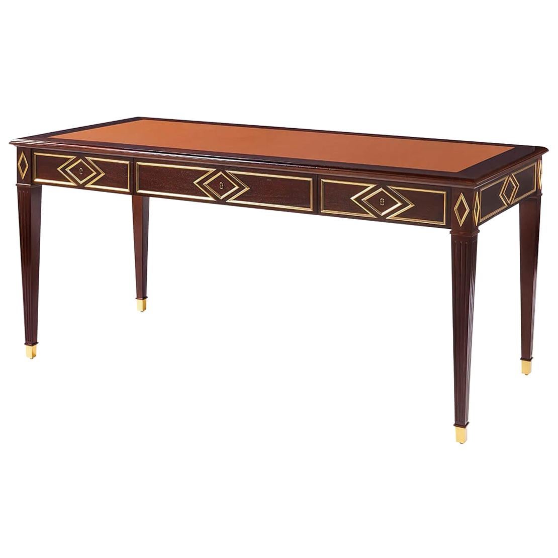 Russian Neoclassic Desk For Sale