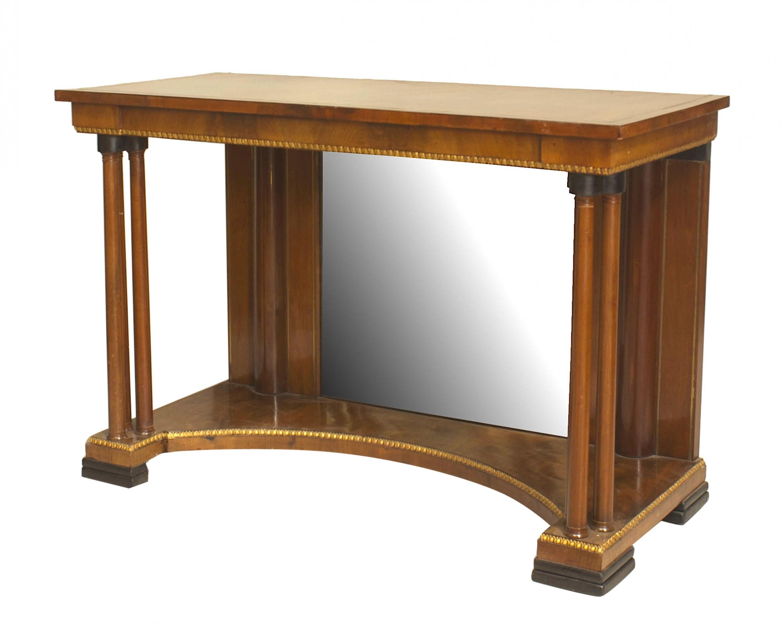 French Russian Neoclassic Style Console Table For Sale