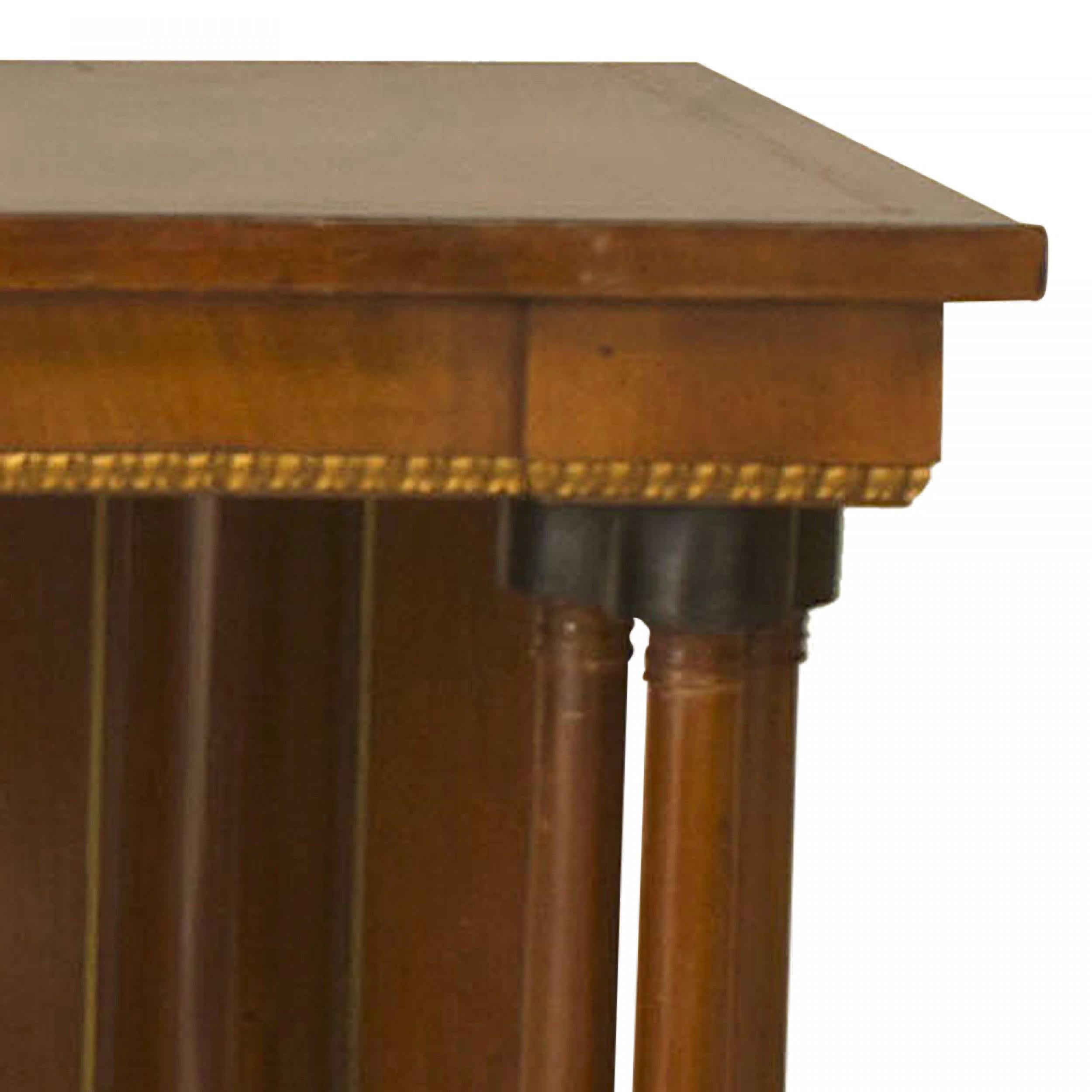 Russian Neoclassic Style Console Table In Good Condition For Sale In New York, NY
