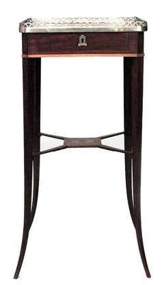 Russian Neoclassic Mahogany Side Table